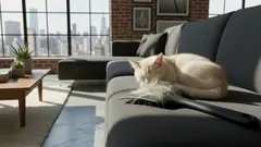 Evde Kumaşlardan Evcil Hayvan Tüyü Temizlemenin Basit Yolları